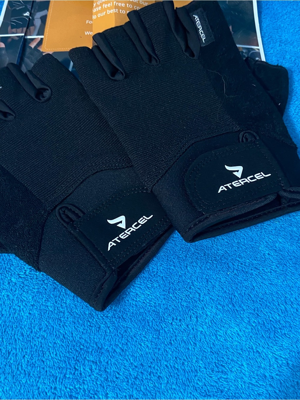Black Half-Finger VR/AR Controller Gloves